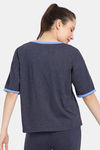 Rosaline Easy Movement Relaxed Top - Navel Academy — thumbnail 3